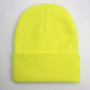 Solid Unisex Beanie Autumn Winter Wool Blends Soft Warm Knitted Cap Men Women SkullCap Hats Gorro Ski Caps 21 Colors Beanies