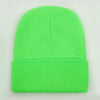 Solid Unisex Beanie Autumn Winter Wool Blends Soft Warm Knitted Cap Men Women SkullCap Hats Gorro Ski Caps 21 Colors Beanies
