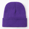 Solid Unisex Beanie Autumn Winter Wool Blends Soft Warm Knitted Cap Men Women SkullCap Hats Gorro Ski Caps 21 Colors Beanies