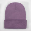 Solid Unisex Beanie Autumn Winter Wool Blends Soft Warm Knitted Cap Men Women SkullCap Hats Gorro Ski Caps 21 Colors Beanies