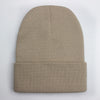 Solid Unisex Beanie Autumn Winter Wool Blends Soft Warm Knitted Cap Men Women SkullCap Hats Gorro Ski Caps 21 Colors Beanies