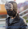 Russian Ushanka Sherpa Cossack Fur Warm Winter Ski Showerproof Bomber Hat With Pocket Warm Caps Hat