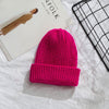 Beanies Women 2019 New Solid Knitted Warm Soft Trendy Hats Simple Korean Style Womens Wool Casual Caps Elegant All-match Beanie