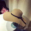 Summer Wide Big Brim  floppy Straw Hats Sun Hats For Women  UV Protection Panama Beach Hats Ladies bow  hat chapeau femme ete